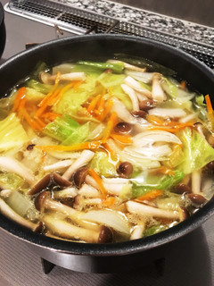 茹で鶏の茹で汁で絶品野菜スープ✨-レシピのメイン写真