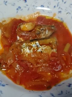 サンマのトマト煮-レシピのメイン写真