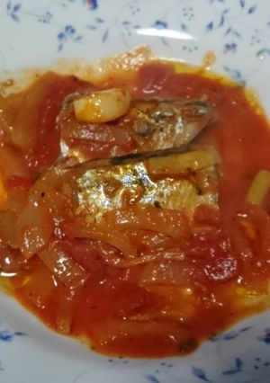 サンマのトマト煮-レシピのメイン写真