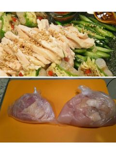 しっとり♪鶏むね肉はここから!-レシピのメイン写真