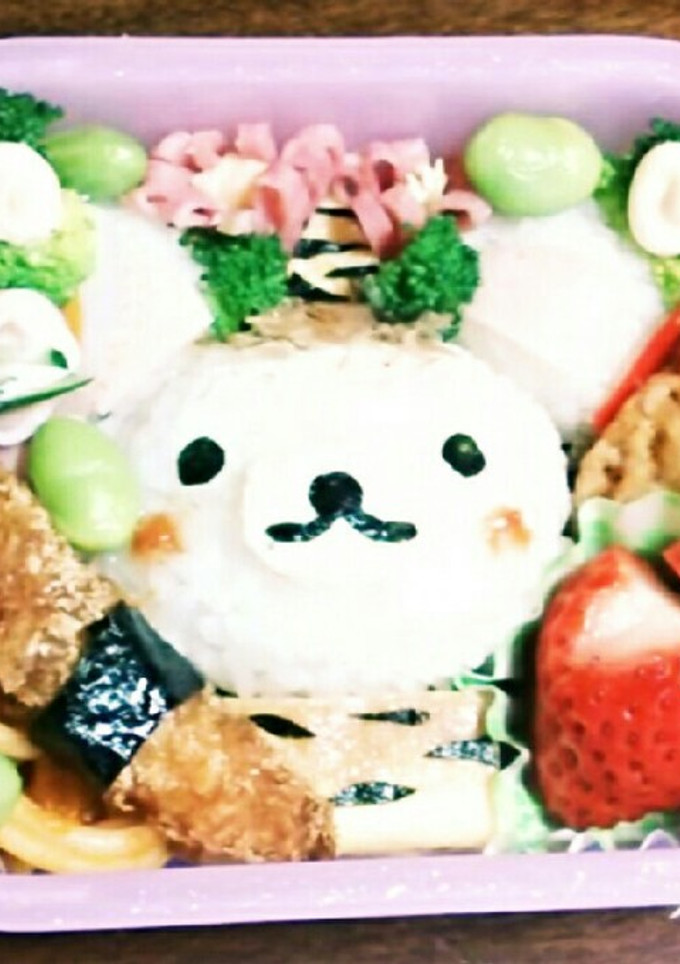 こりらっくまの節分お弁当-レシピのメイン写真