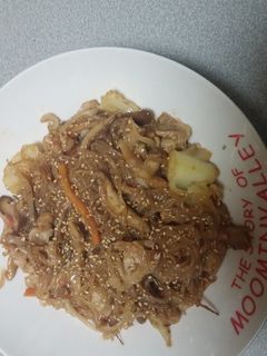 簡単!しらたきのチャプチェ風-レシピのメイン写真