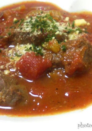 ●○牛すね肉でやわらかトマト煮込み○●-レシピのメイン写真