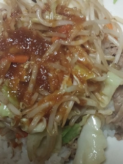 簡単!シャキシャキもやしのおろし牛丼-レシピのメイン写真
