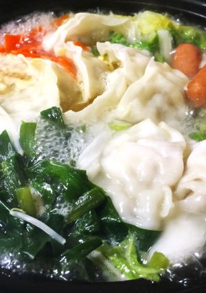 我が家の餃子鍋-レシピのメイン写真