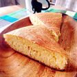 材料そのまま!極厚ふんわりホットケーキ!