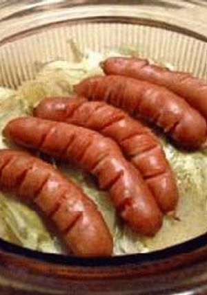 キャベツとりんごの重ね焼き-レシピのメイン写真