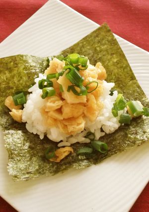 レンジで簡単♪いなり風手まきごはん-レシピのメイン写真
