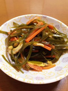 切り昆布の炒り煮-レシピのメイン写真