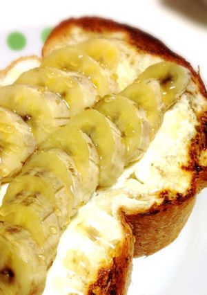 クリームチーズとバナナのトースト-レシピのメイン写真