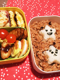 簡単!キャラ弁!ニコニコ星★パンダ星☆-レシピのメイン写真