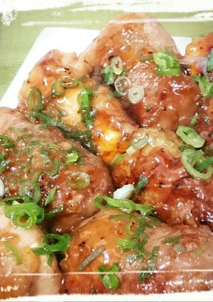 お弁当に☆豚巻き豆腐の照り焼きペッパー-レシピのメイン写真