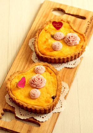 * バレンタイン♡ ラム・チーズケーキ♪-レシピのメイン写真