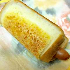 รูปของ 食パン♡レンジで簡単カリカリチーズドッグ