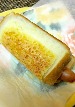食パン♡レンジで簡単カリカリチーズドッグ-レシピのメイン写真