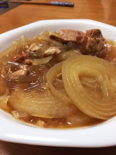 焼き鳥缶で簡単煮物-レシピのメイン写真