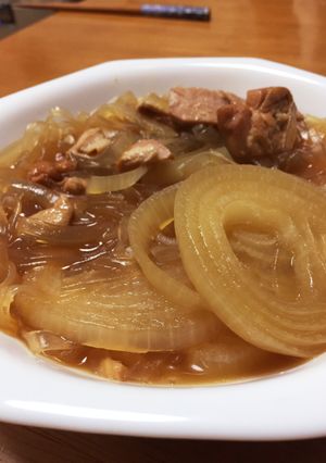 焼き鳥缶で簡単煮物-レシピのメイン写真