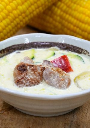 トウモロコシとチキンの無水発酵ポタージュシチュー-レシピのメイン写真