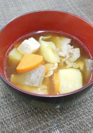 ♦美味しく減塩♦具だくさん豚汁-レシピのメイン写真