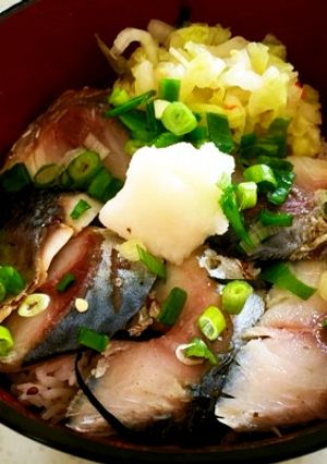 炙りしめ鯖丼（薬味たっぷり寿司飯で）-レシピのメイン写真