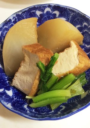 茅乃舎パックで蕪と厚揚げの煮物-レシピのメイン写真