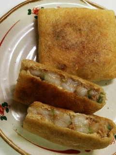 とろ~り♪おもちの油揚げ包み焼き-レシピのメイン写真