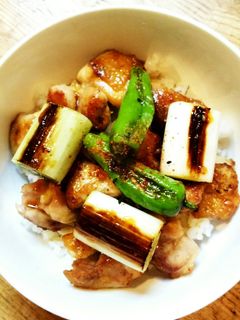 焼き鳥屋さん風・焼き鳥丼-レシピのメイン写真