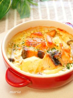 鮭とじゃがいもの豆乳グラタン-レシピのメイン写真