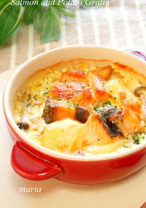鮭とじゃがいもの豆乳グラタン-レシピのメイン写真