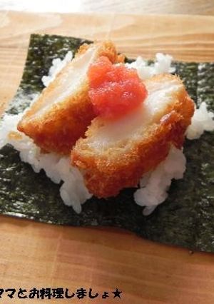 イカフライ明太の簡単手まきごはん-レシピのメイン写真