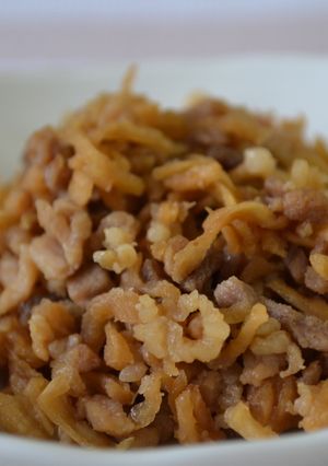 常備菜に☆豚ひき肉と切干大根の甘辛そぼろ-レシピのメイン写真