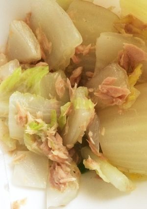 白菜とツナのサラダ-レシピのメイン写真