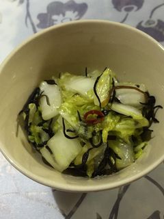 お手軽☆白菜とヒジキの和え物-レシピのメイン写真