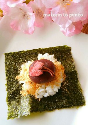 桜咲く＊春の和スイーツ手巻きご飯-レシピのメイン写真