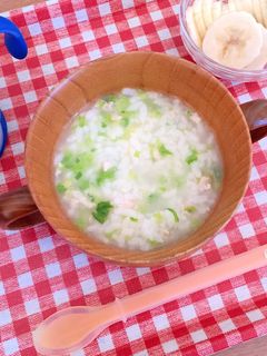 離乳食にも❁鶏と白菜のお粥-レシピのメイン写真
