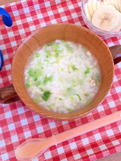 離乳食にも❁鶏と白菜のお粥-レシピのメイン写真