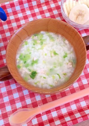 離乳食にも❁鶏と白菜のお粥-レシピのメイン写真