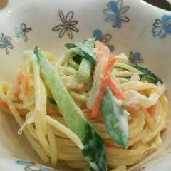 รูปของ 簡単＊副菜にサラスパ♪