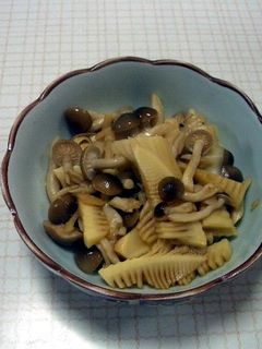 たけのことしめじのおひたし-レシピのメイン写真