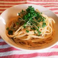 รูปของ 和風たらこパスタ