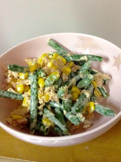 レンジで簡単!冷めても美味いツナいんげん-レシピのメイン写真