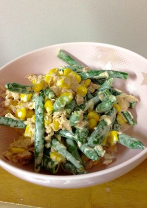 レンジで簡単！冷めても美味いツナいんげん-レシピのメイン写真
