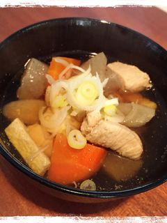 お出汁で基本のけんちん汁-レシピのメイン写真