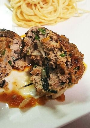 大葉とひじきのハンバーグ-レシピのメイン写真