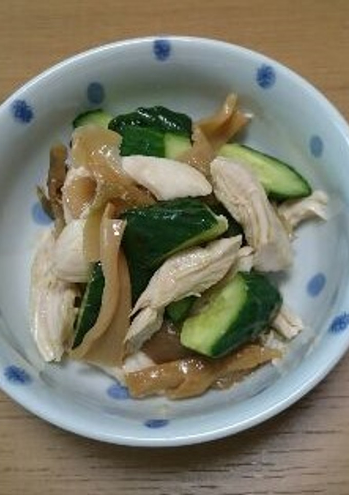 ささみときゅうりの中華風お惣菜-レシピのメイン写真