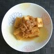 厚揚げの梅煮。
