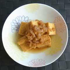 รูปของ 厚揚げの梅煮。