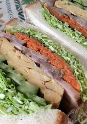 栄養価満点！わんぱくサンド♪-レシピのメイン写真