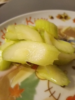 十六茶でセロリの漬け物-レシピのメイン写真
