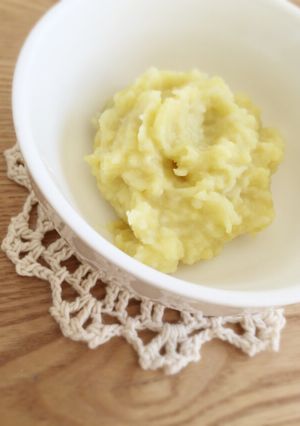 離乳食♡りんごとさつま芋のミルクきんとん-レシピのメイン写真